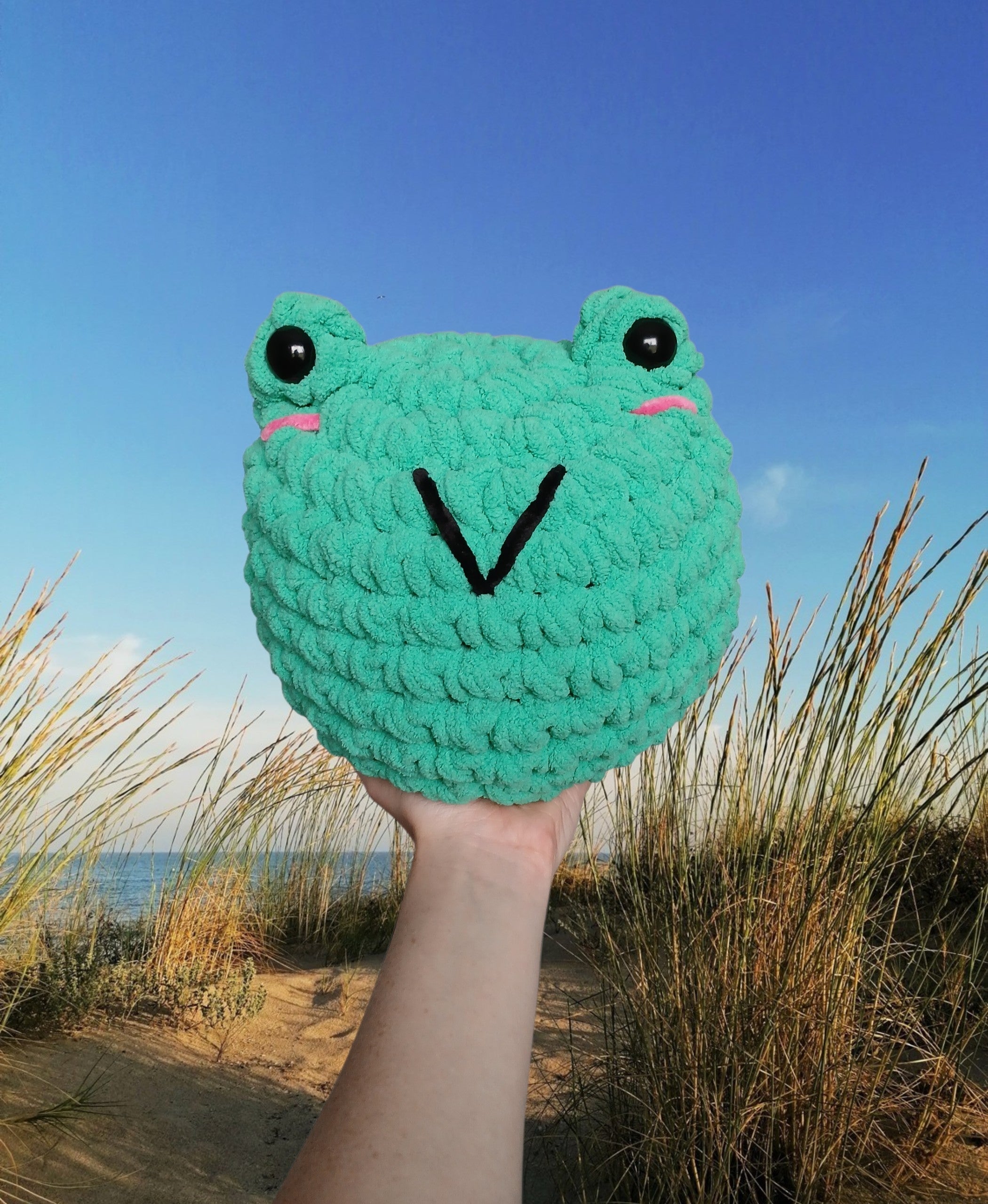 Crochet Chubby Frog Buddy | Derpy Frog