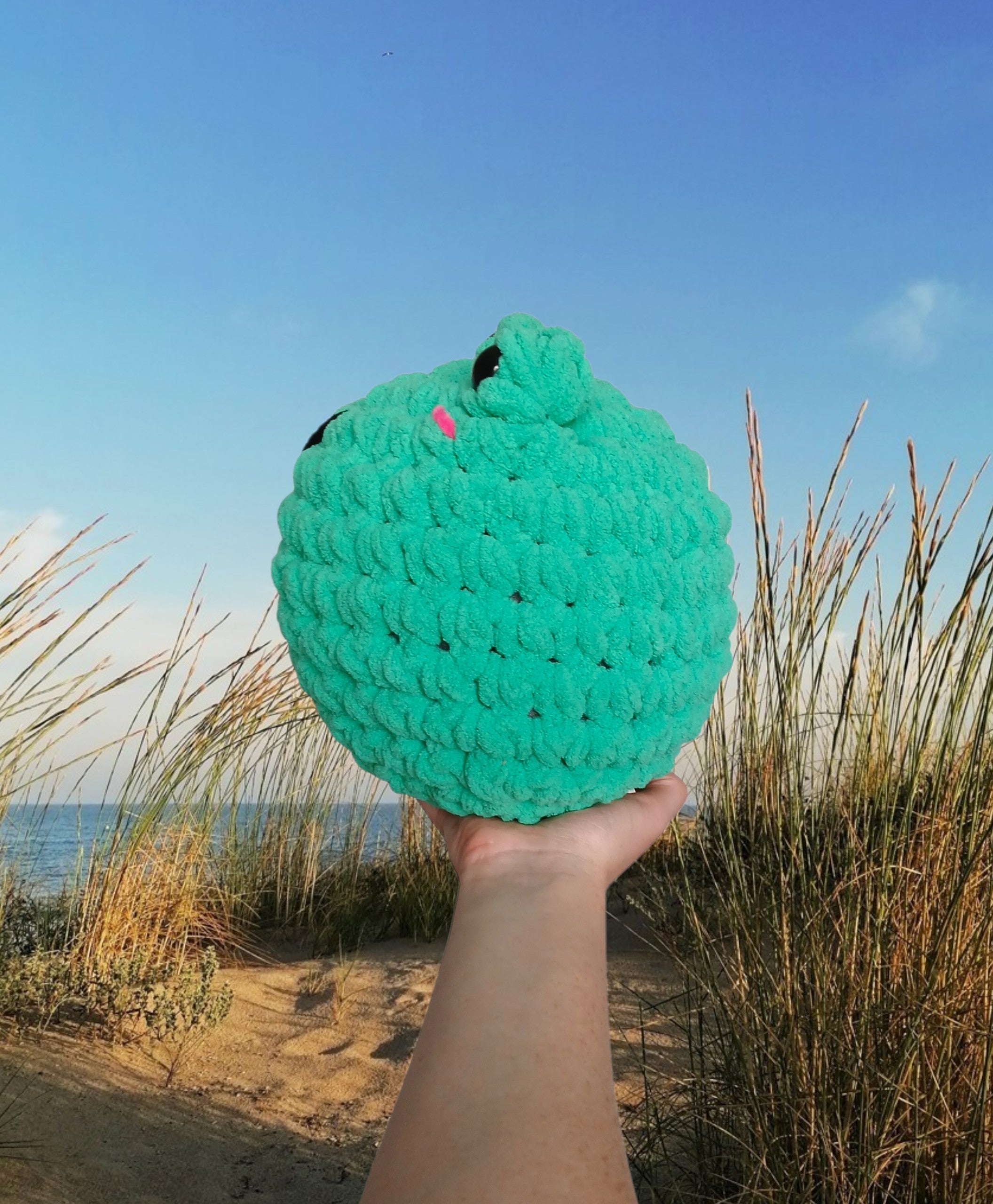 Crochet Chubby Frog Buddy | Derpy Frog