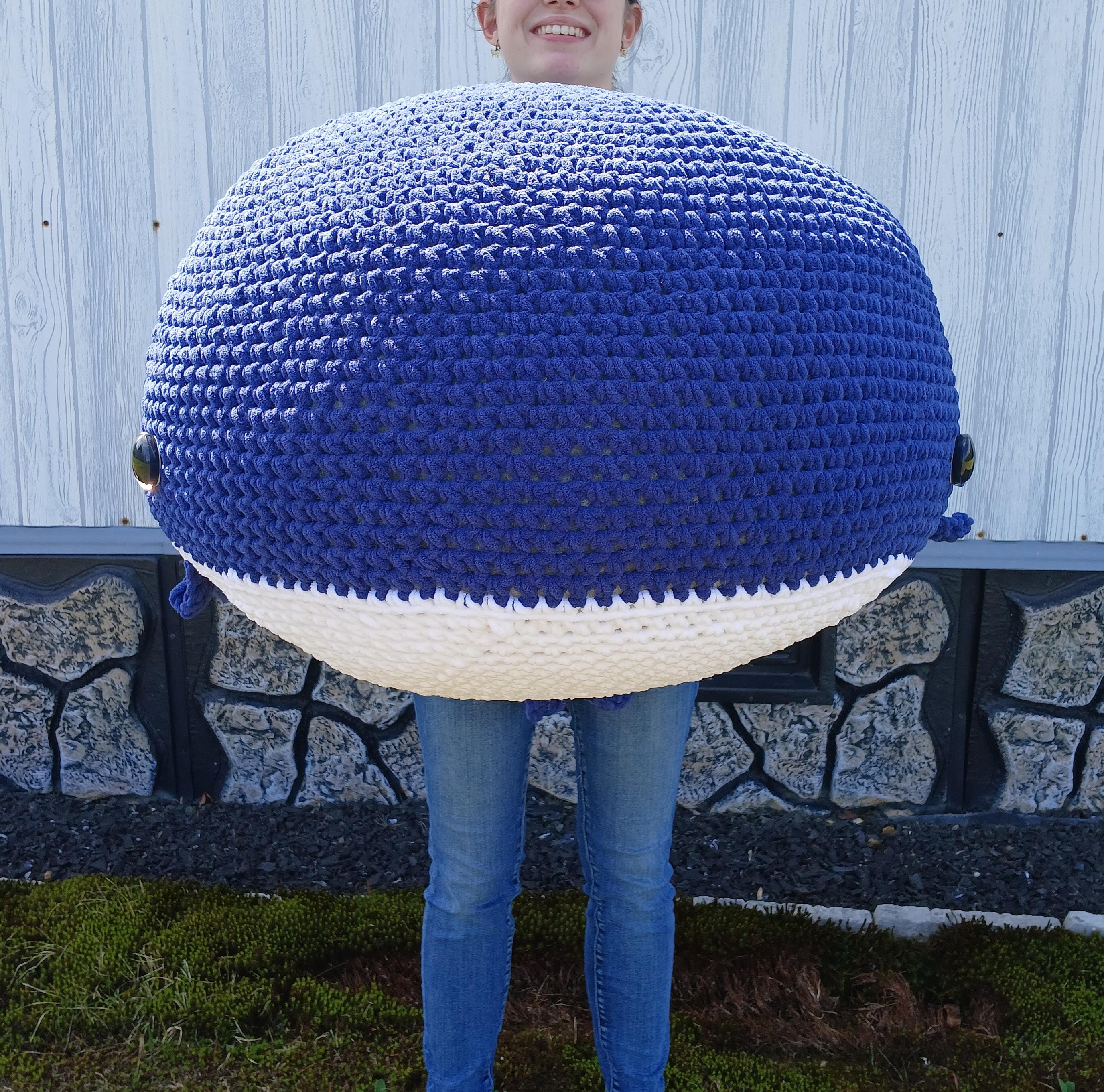 Giant/Jumbo Crochet Whale Plushie
