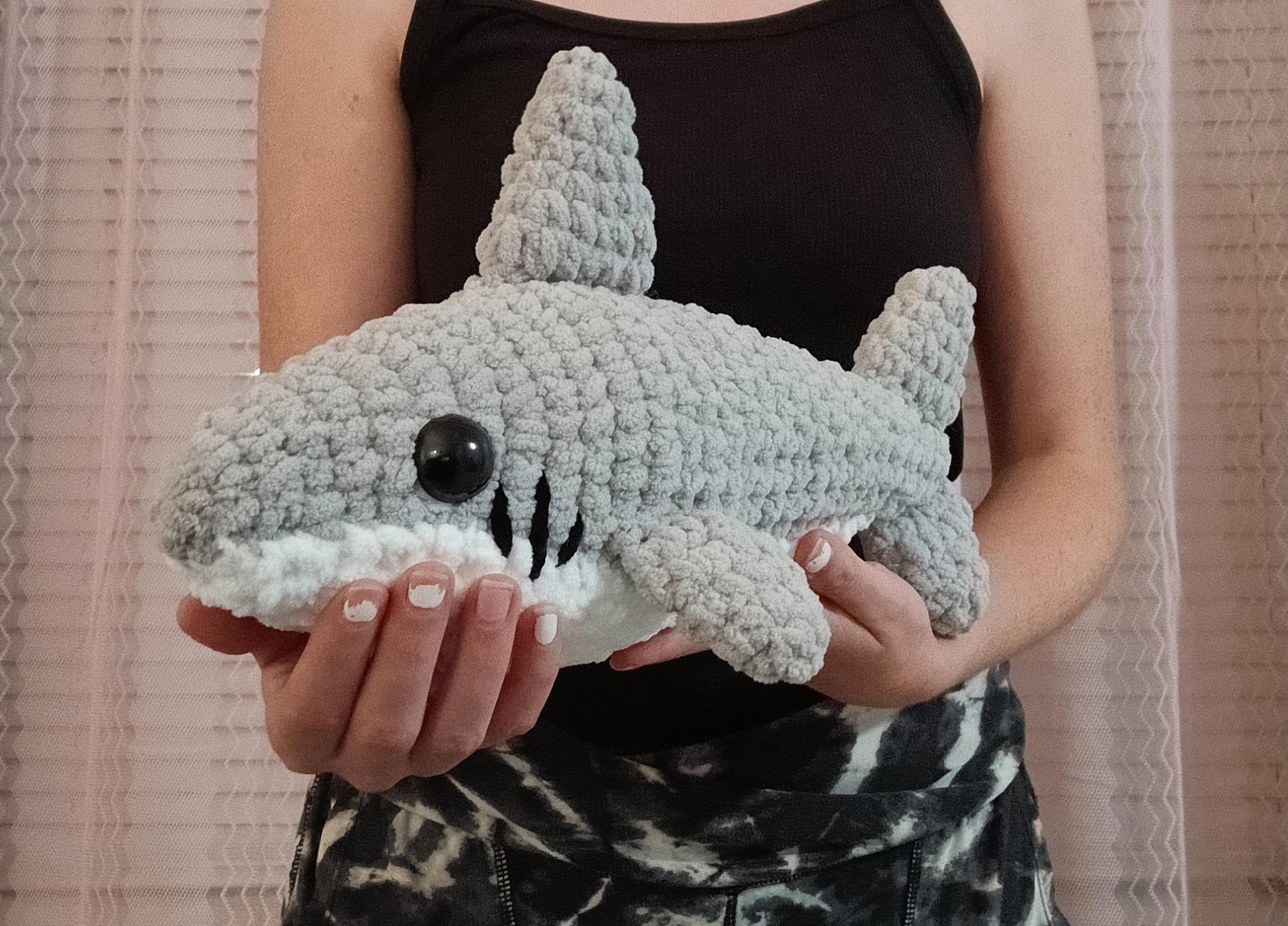 Crochet Shark Plushie