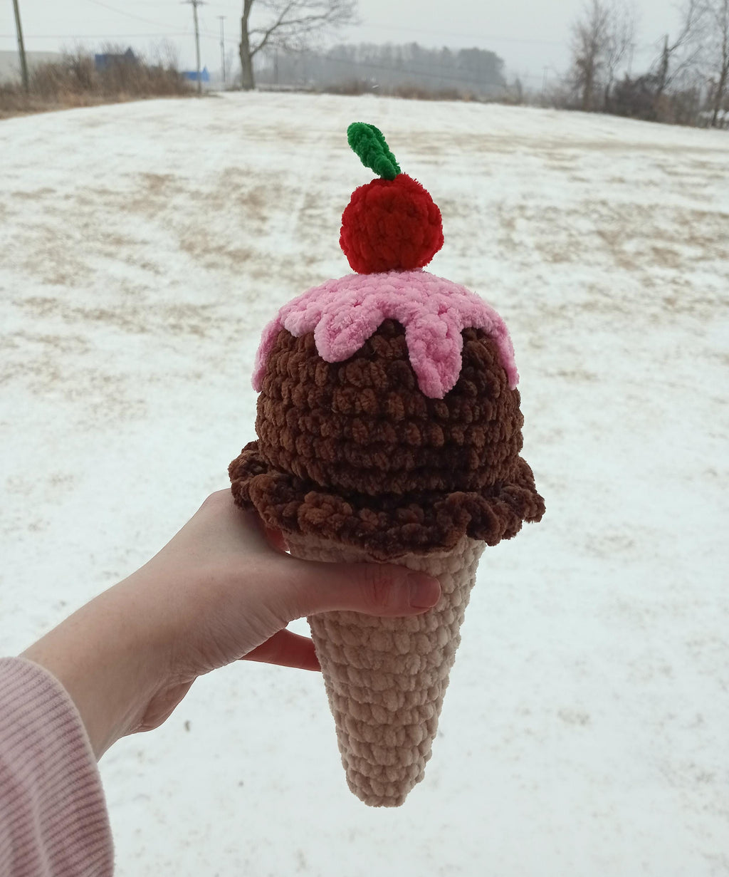 Crochet Ice Cream Cone Pattern