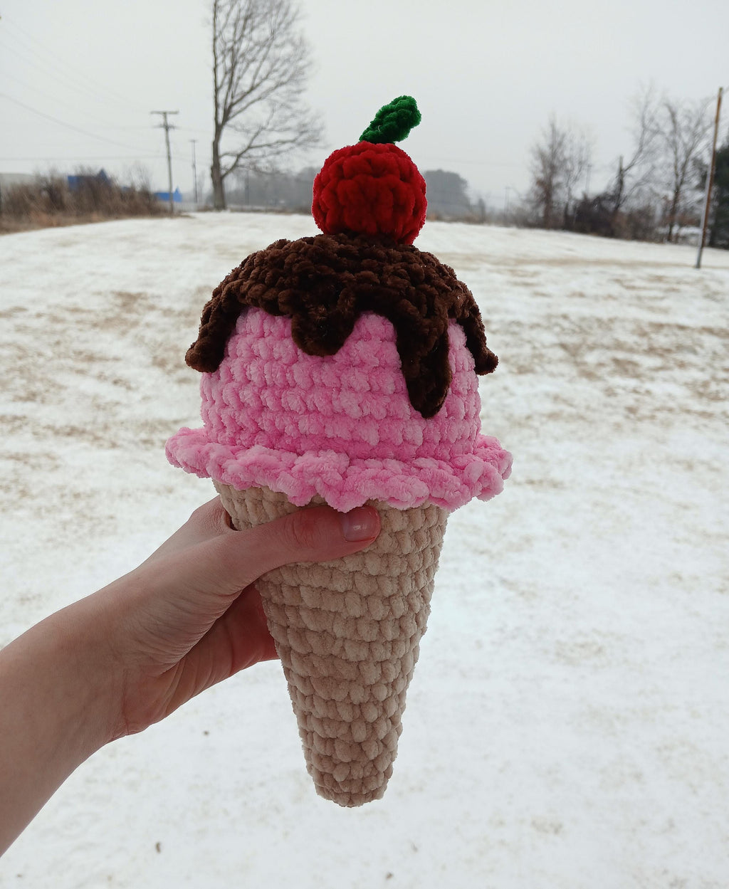 Crochet Ice Cream Cone Pattern