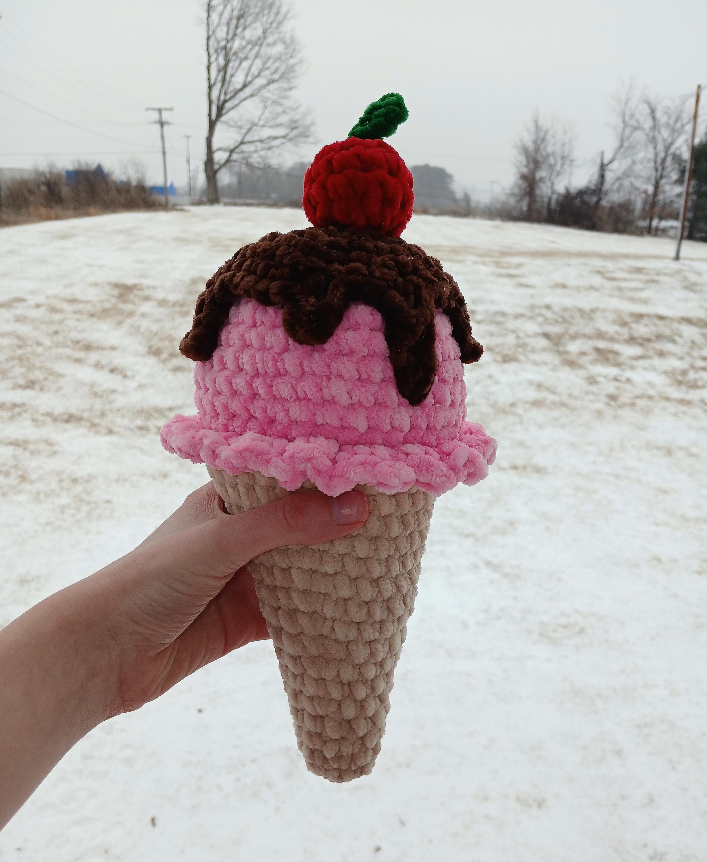 Crochet Ice Cream Cone Pattern