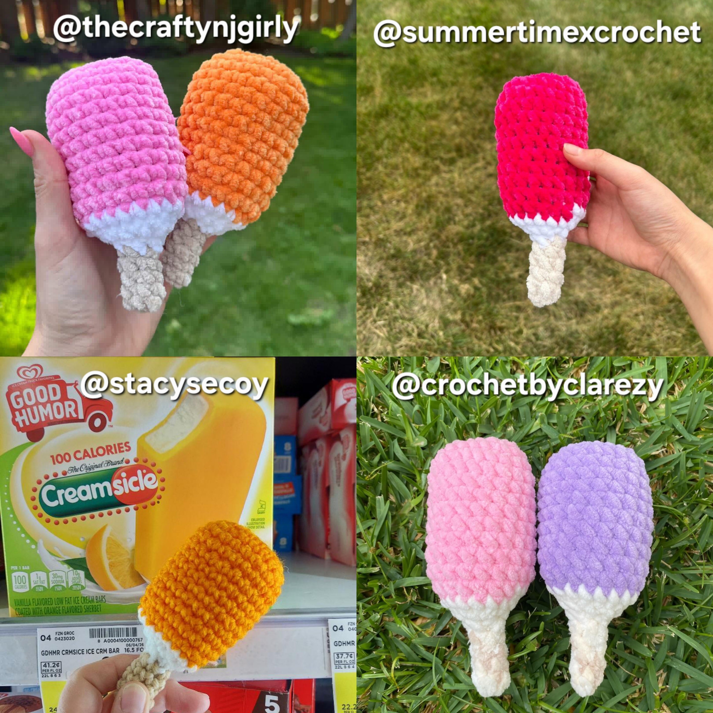 Crochet Ice Cream Bar