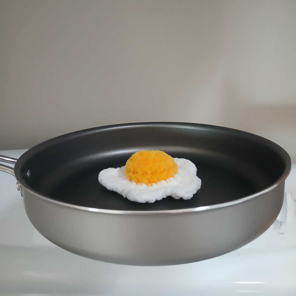 Crochet Fried Egg Pattern